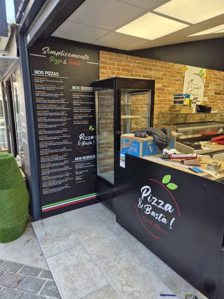 panneau dibond pizzeria Sainte-Maxime