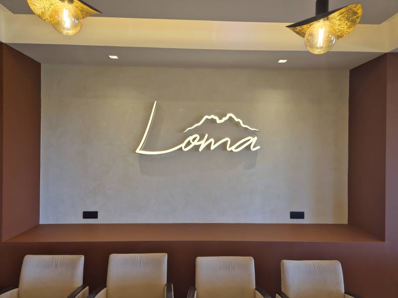 enseigne lumineuse intérieur 