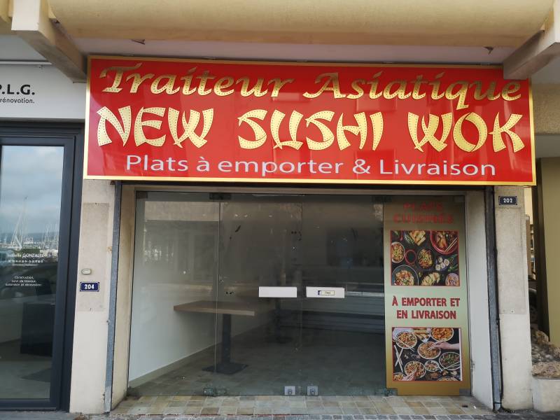installation d'une enseigne lumineuse restaurant sushi à cavalaire