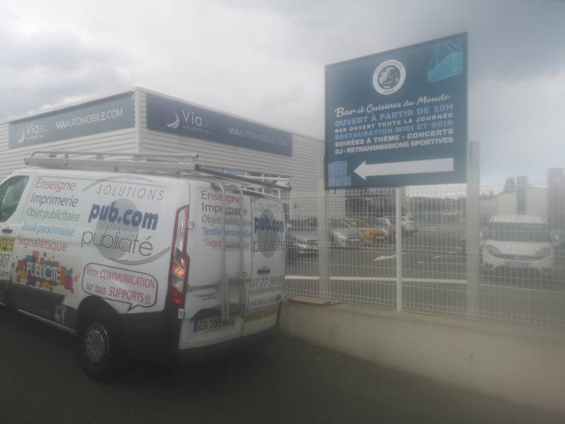 Signalétique pour la franchise O'CARGO à Fréjus dans le var